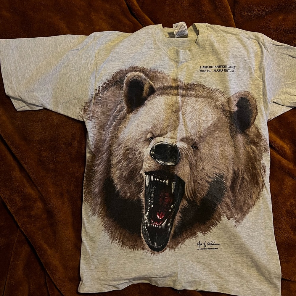 alaska bear tee shirt